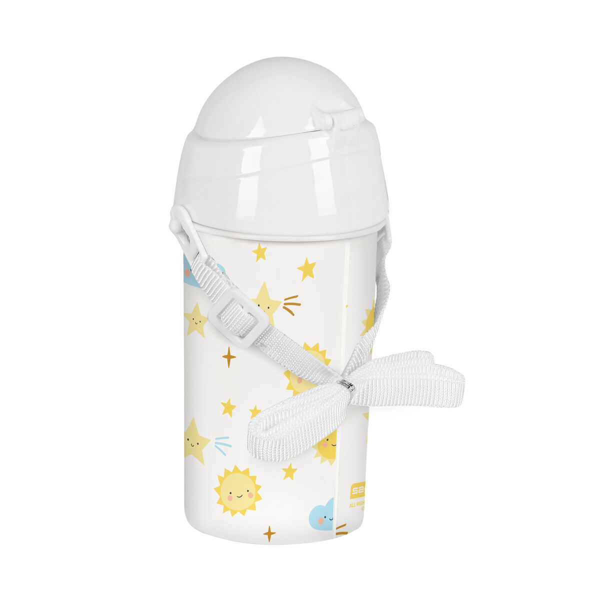 Бутылка с водой Safta Solete Белый Жёлтый PVC (500 ml)-3
