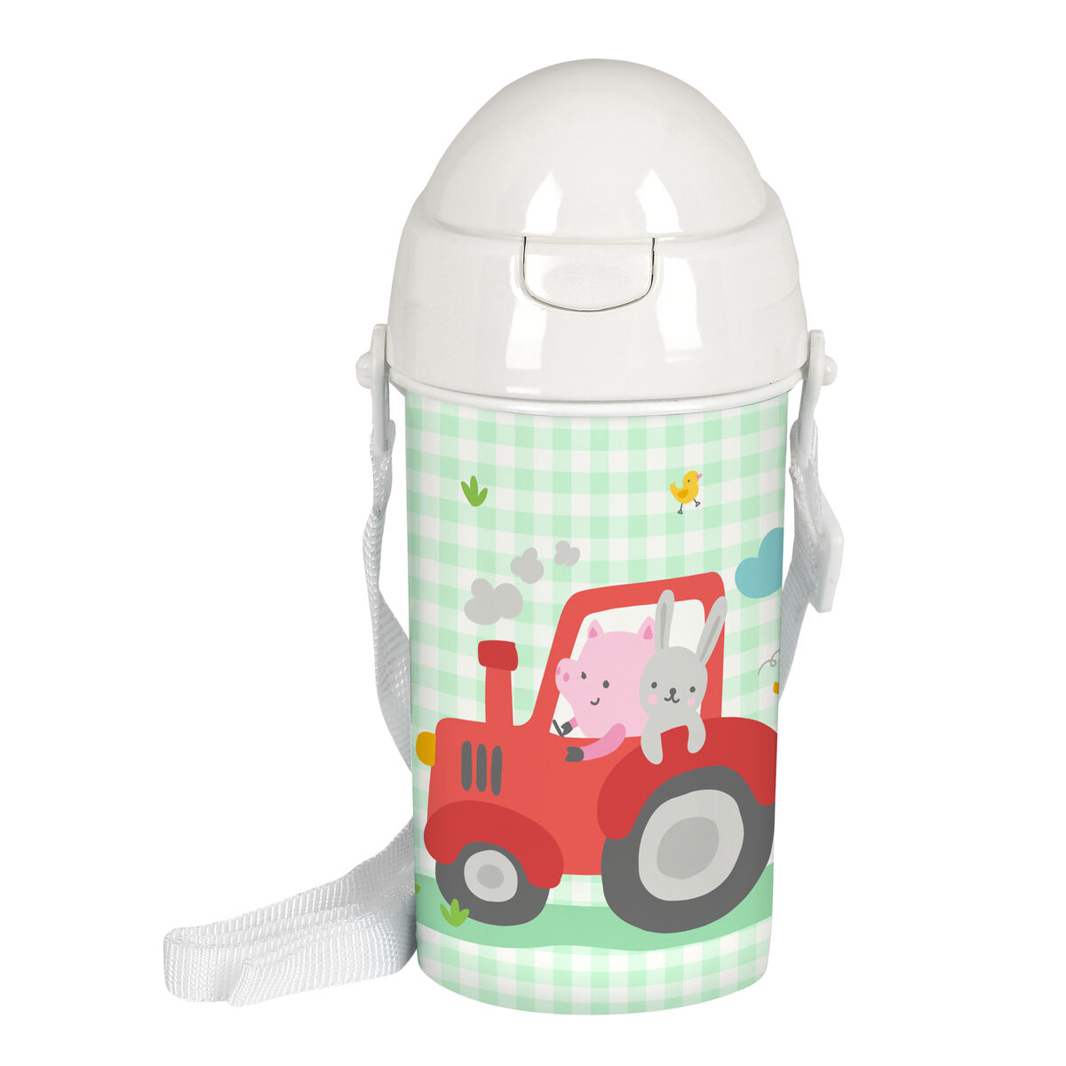 Бутылка с водой Safta Granja Белый PVC Светло-зеленый (500 ml)-2