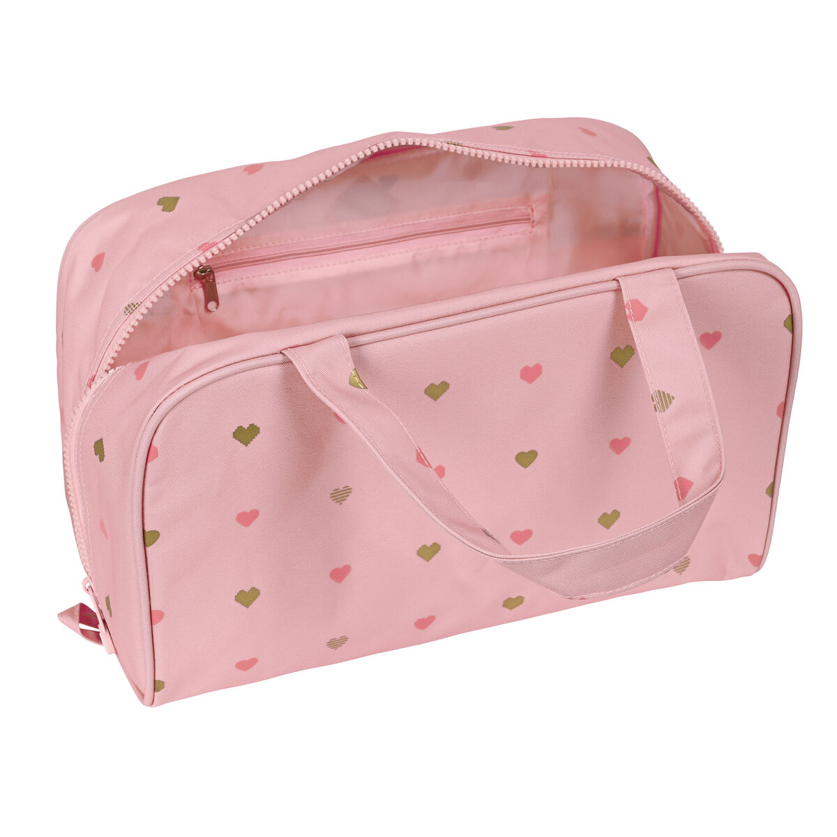 Школьный несессер Glow Lab Hearts Розовый (31 x 14 x 19 cm)-3