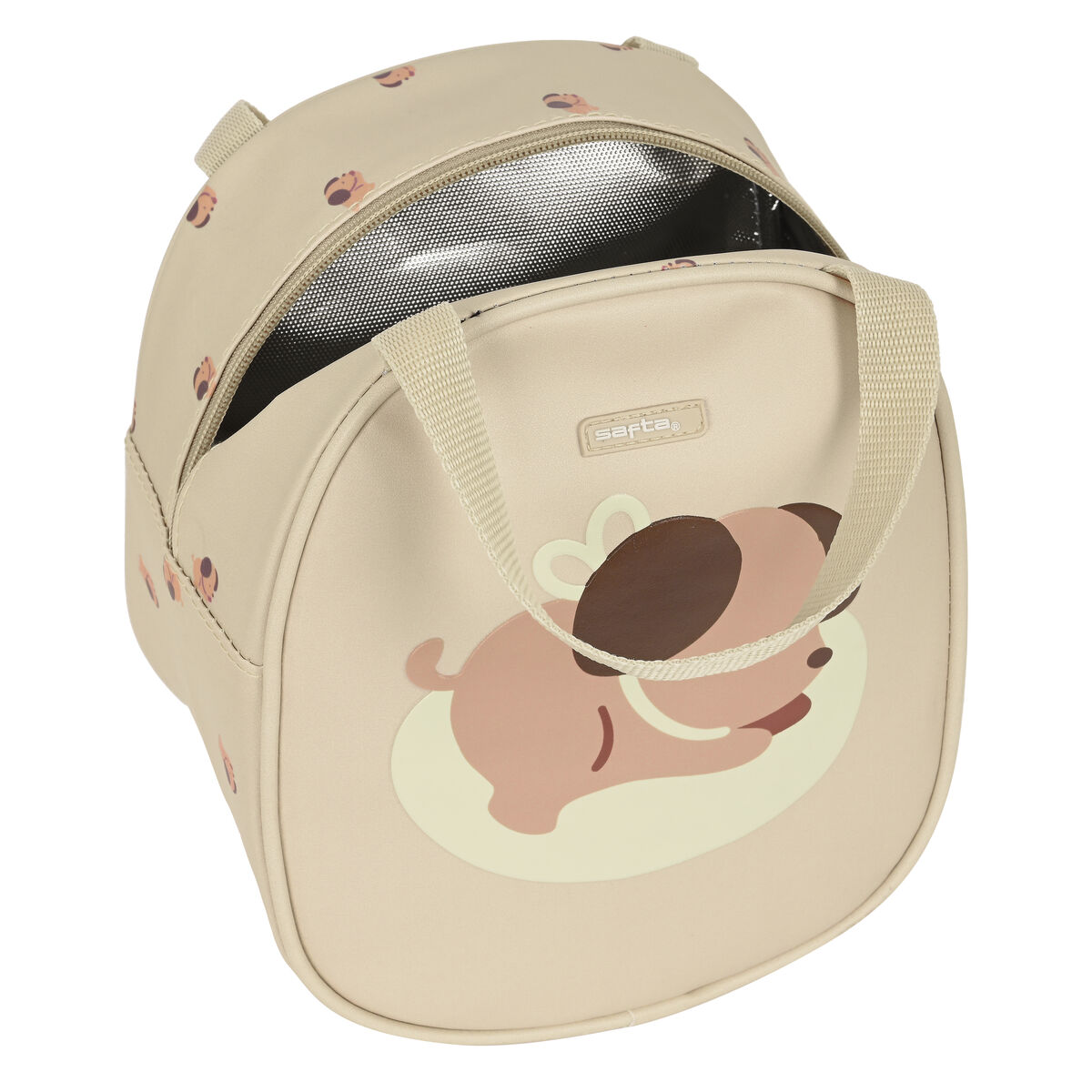 Термическая коробочка для завтрака Safta Puppy 19 x 22 x 14 cm Бежевый-3