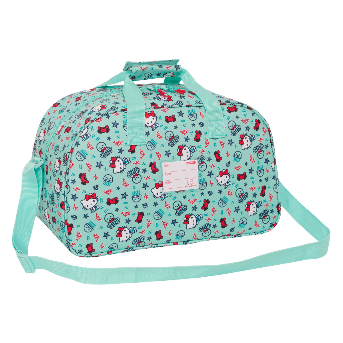 Спортивная сумка Hello Kitty Sea lovers бирюзовый 40 x 24 x 23 cm-3
