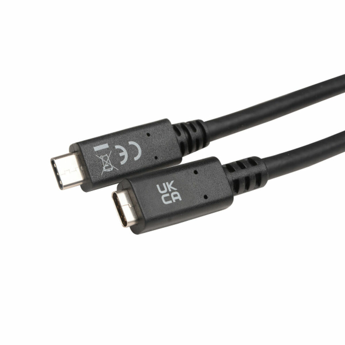 USB C V7 Cable V7UC3EXT-2M Black-3