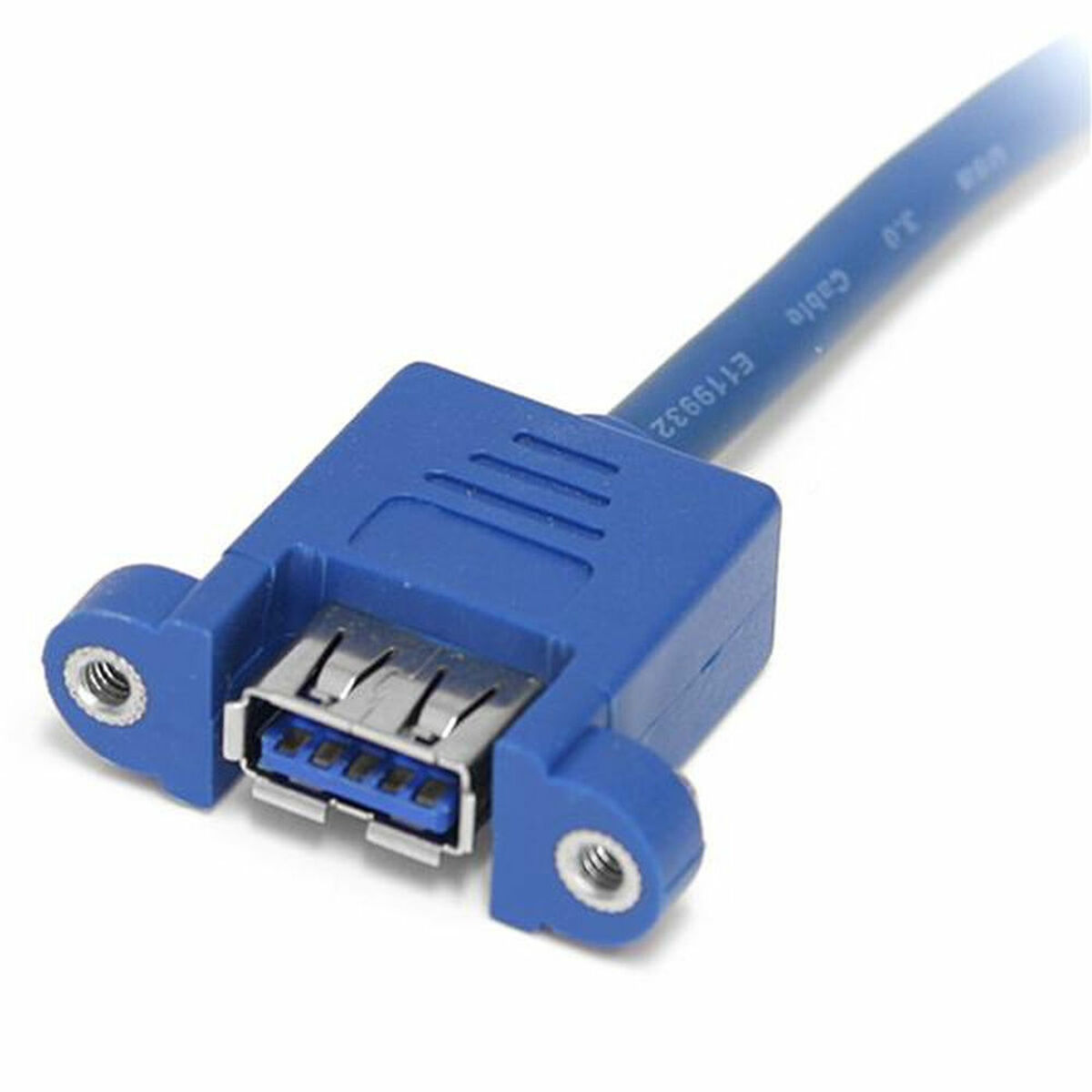 USB cable Startech USB3SPNLAFHD IDC USB A Blue-3