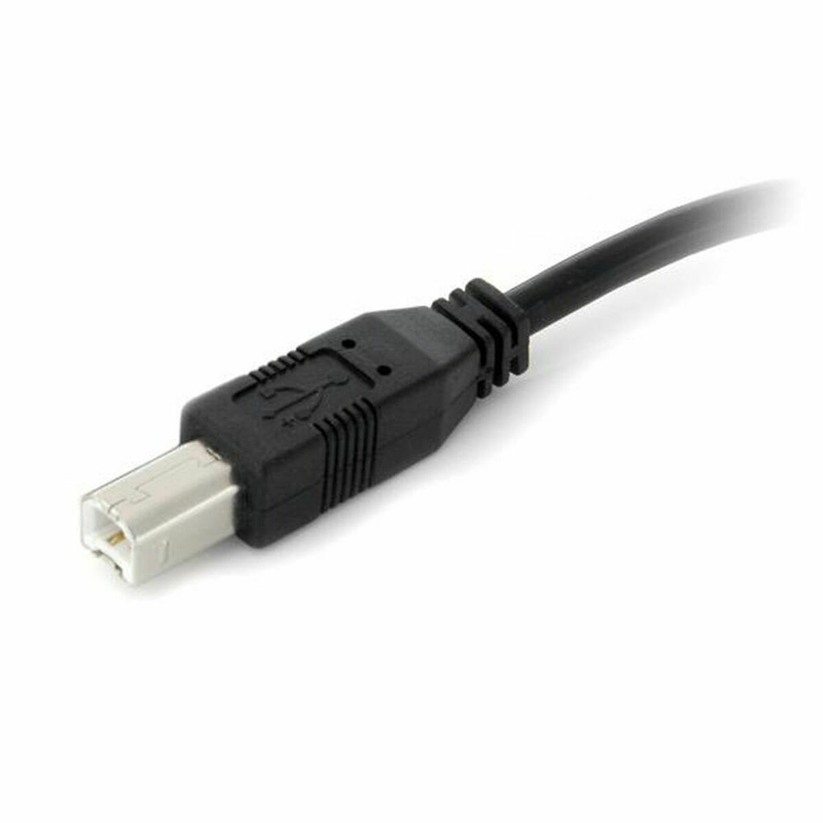 USB A Cable - USB B Startech USB2HAB30AC Black-3
