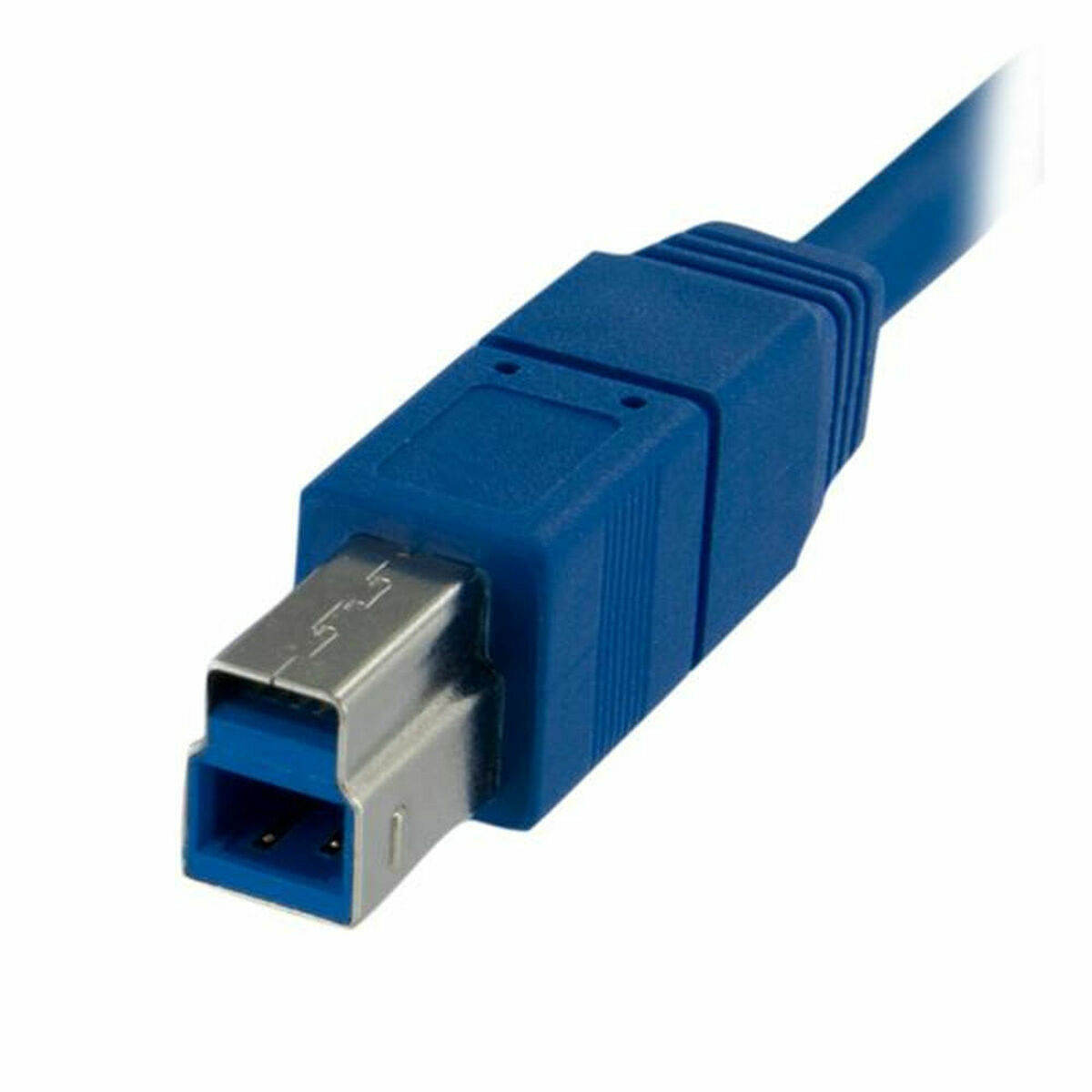 USB A Cable - USB B Startech USB3SAB1M Blue-3