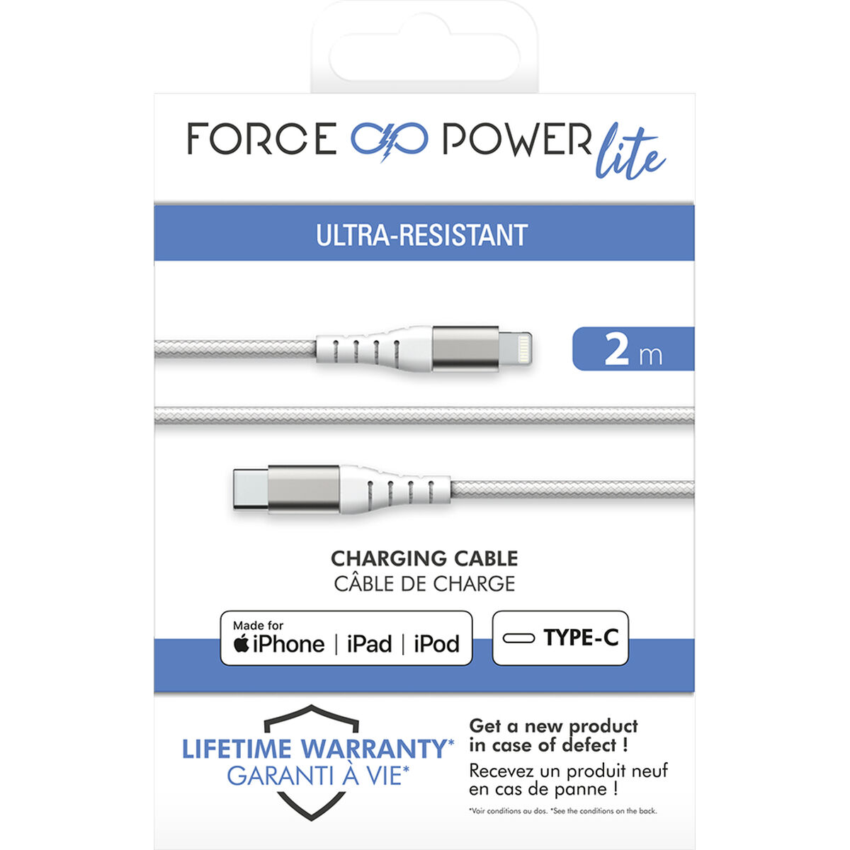 USB cable Big Ben Interactive FPLICMFI2MW White 2 m (1 piece)-2