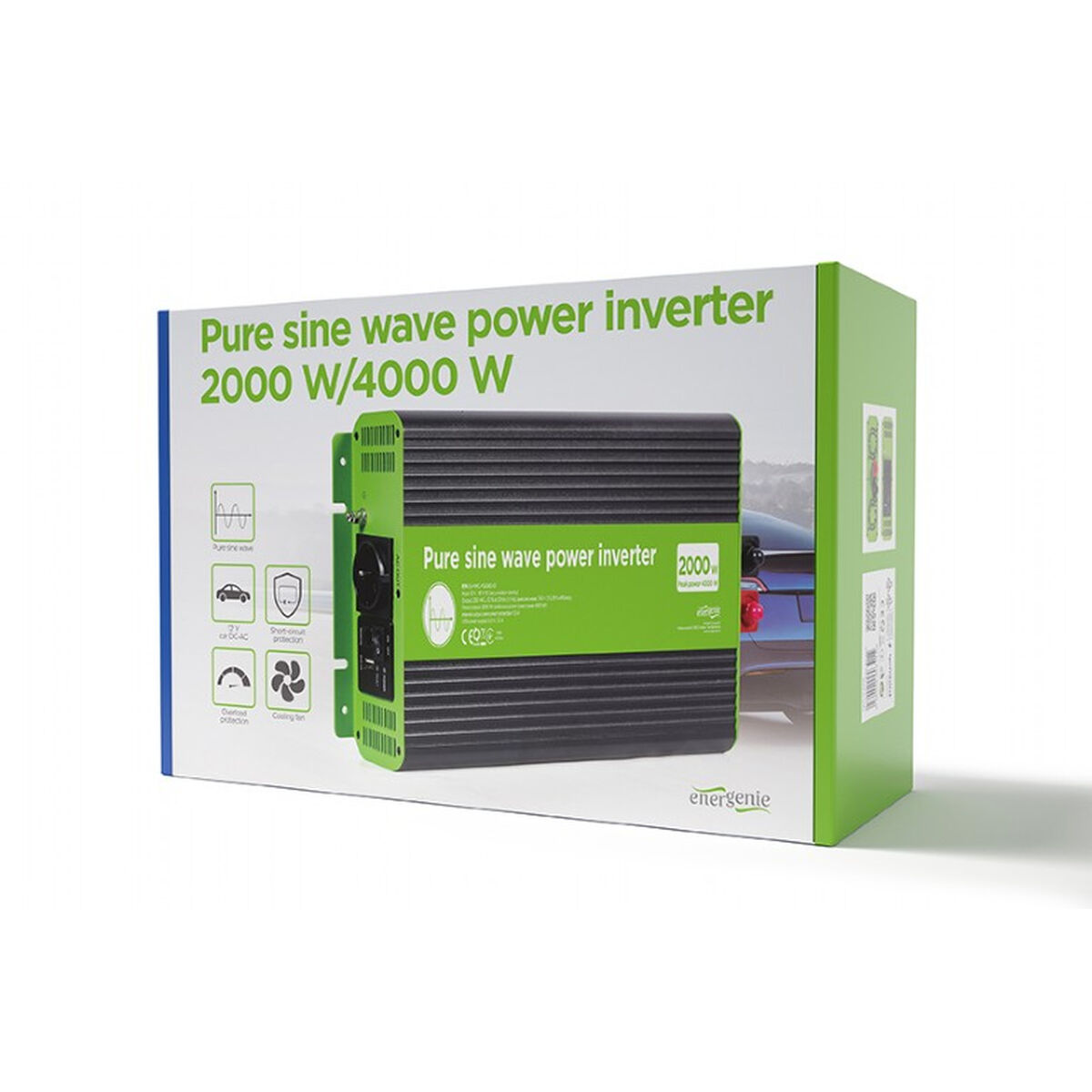 Электрический адаптер Energenie EG-PWC-PS2000-01 USB x 1-3
