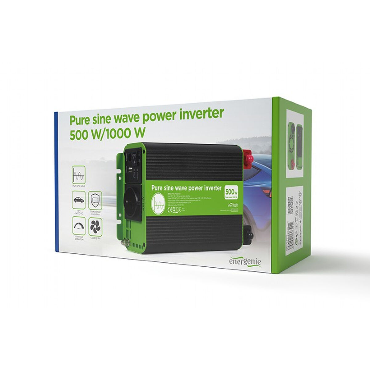 Электрический адаптер Energenie EG-PWC-PS500-01 USB x 1-3