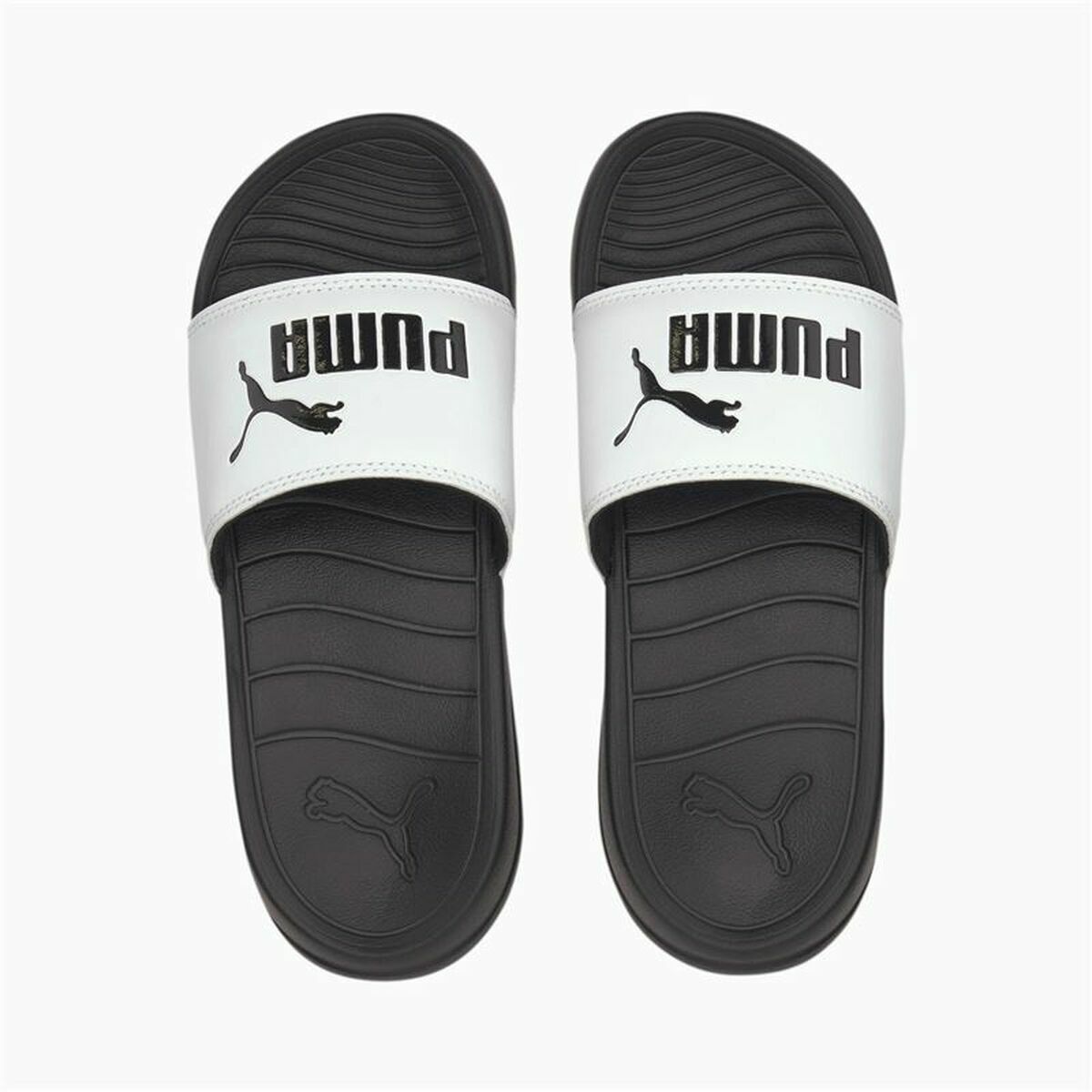 Flip flops for kids Puma Popcat 20 White Black-5
