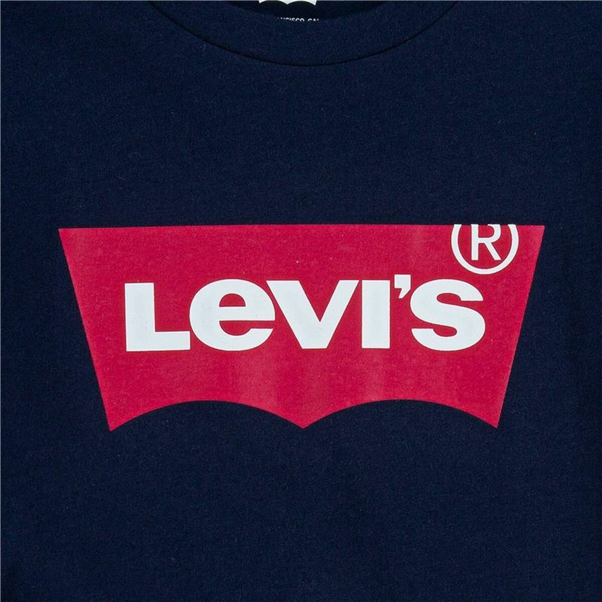 儿童短袖衬衫Levi's Batwing深蓝色-6