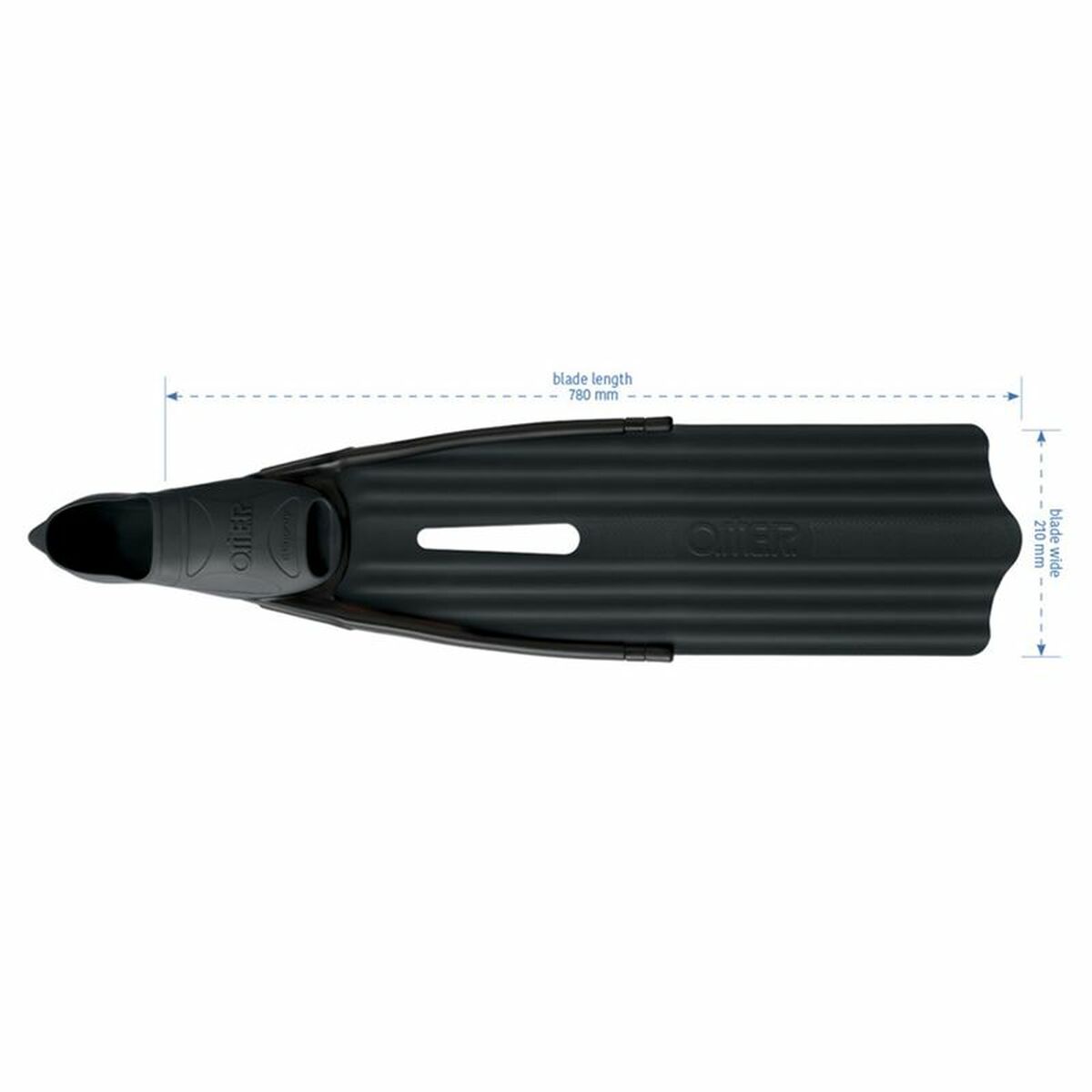 Ласты Omer Stingray Evo Чёрный-2