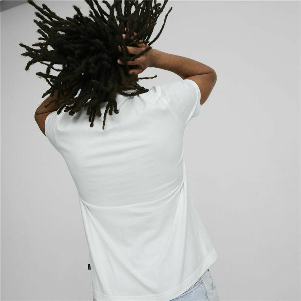 短袖球衣男子Puma Essentials Elevated White-2
