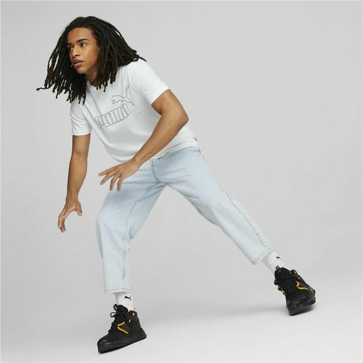 短袖球衣男子Puma Essentials Elevated White-3