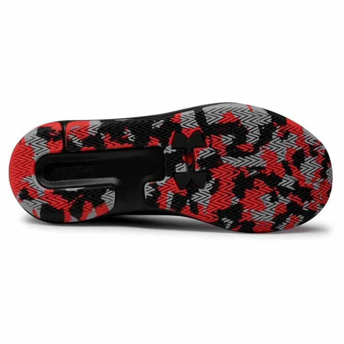 Баскетбольные кроссовки для взрослых Under Armour Lockdown 5 Чёрный Красный-2