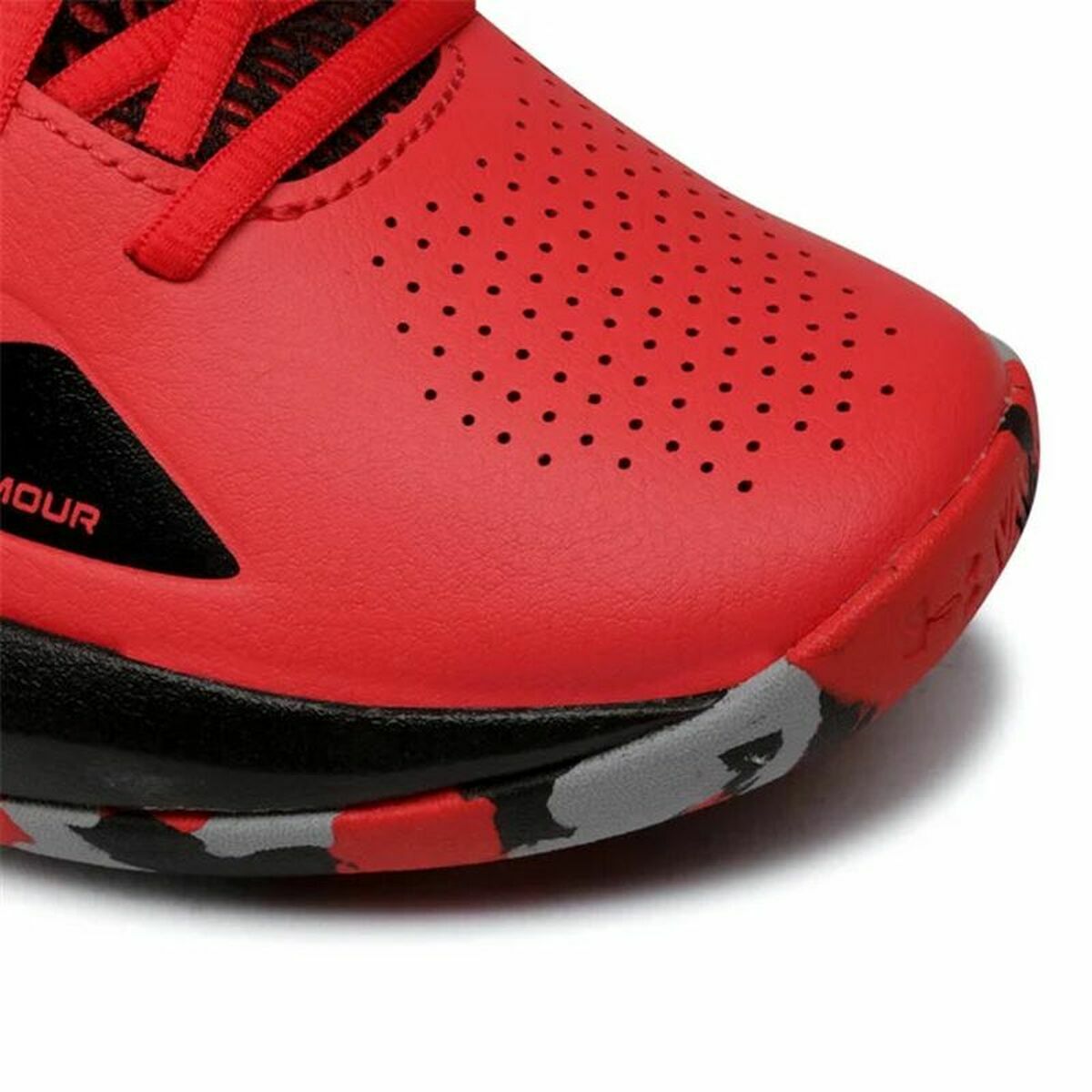 Баскетбольные кроссовки для взрослых Under Armour Lockdown 5 Чёрный Красный-5