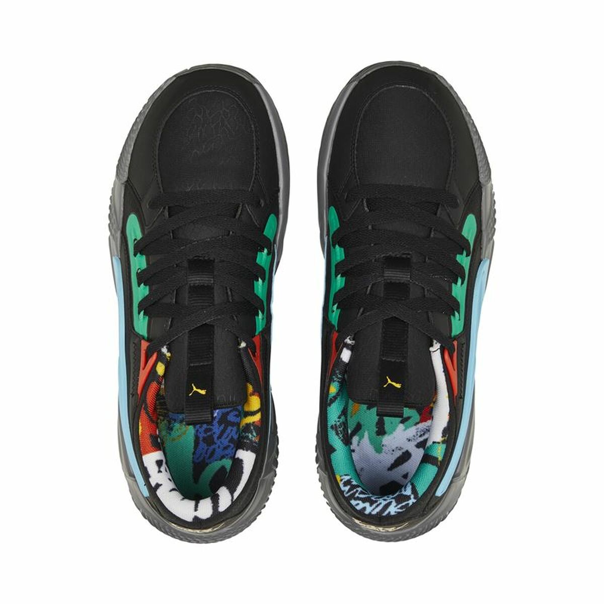 Баскетбольные кроссовки для взрослых Puma Court Rider Chaos Чёрный-4