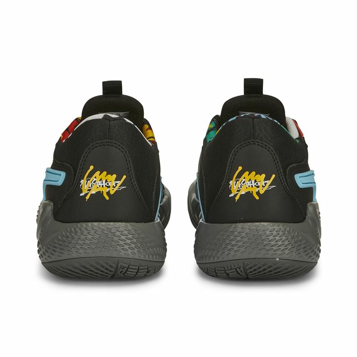 Баскетбольные кроссовки для взрослых Puma Court Rider Chaos Чёрный-5
