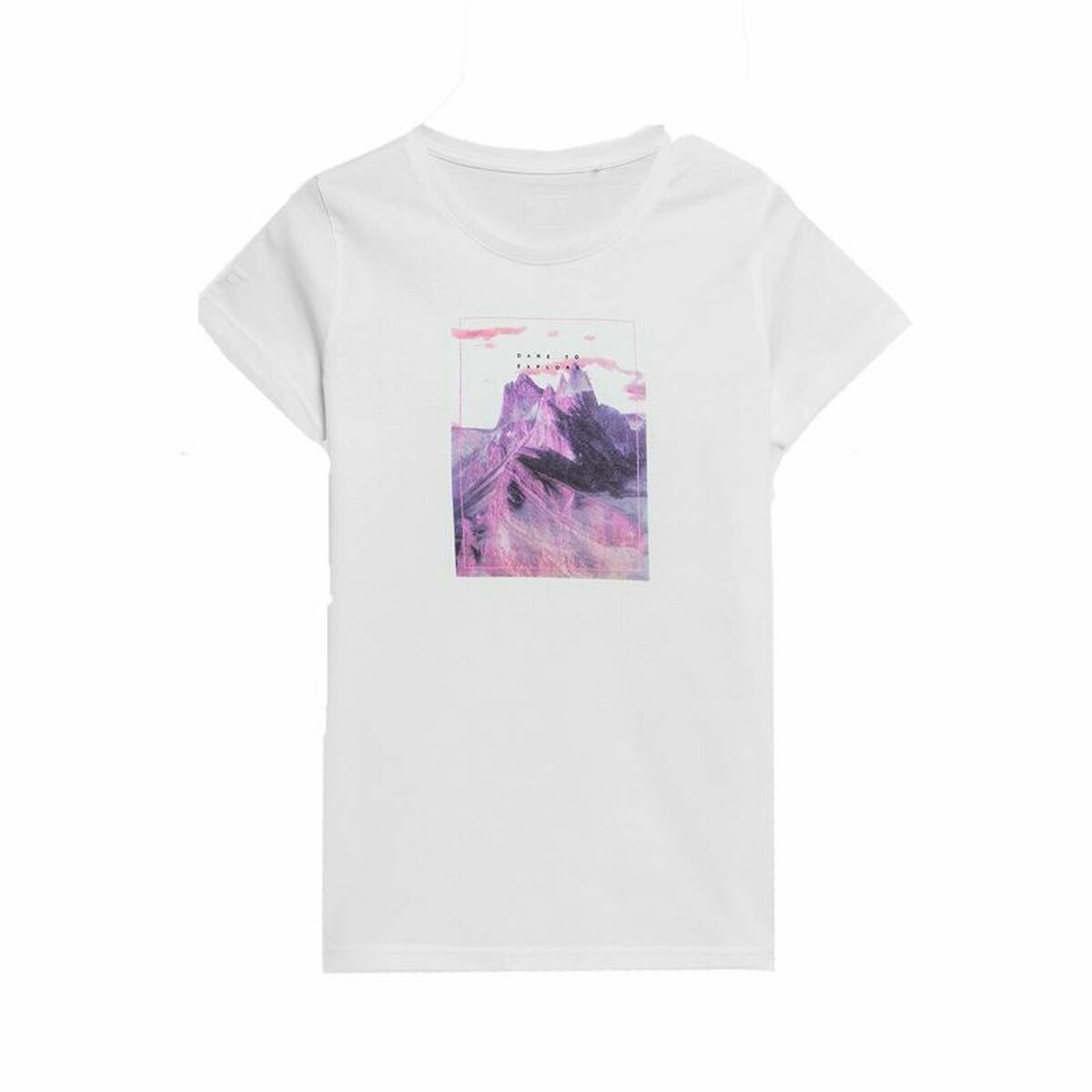 Camisa de manga curta feminina 4F TSD060