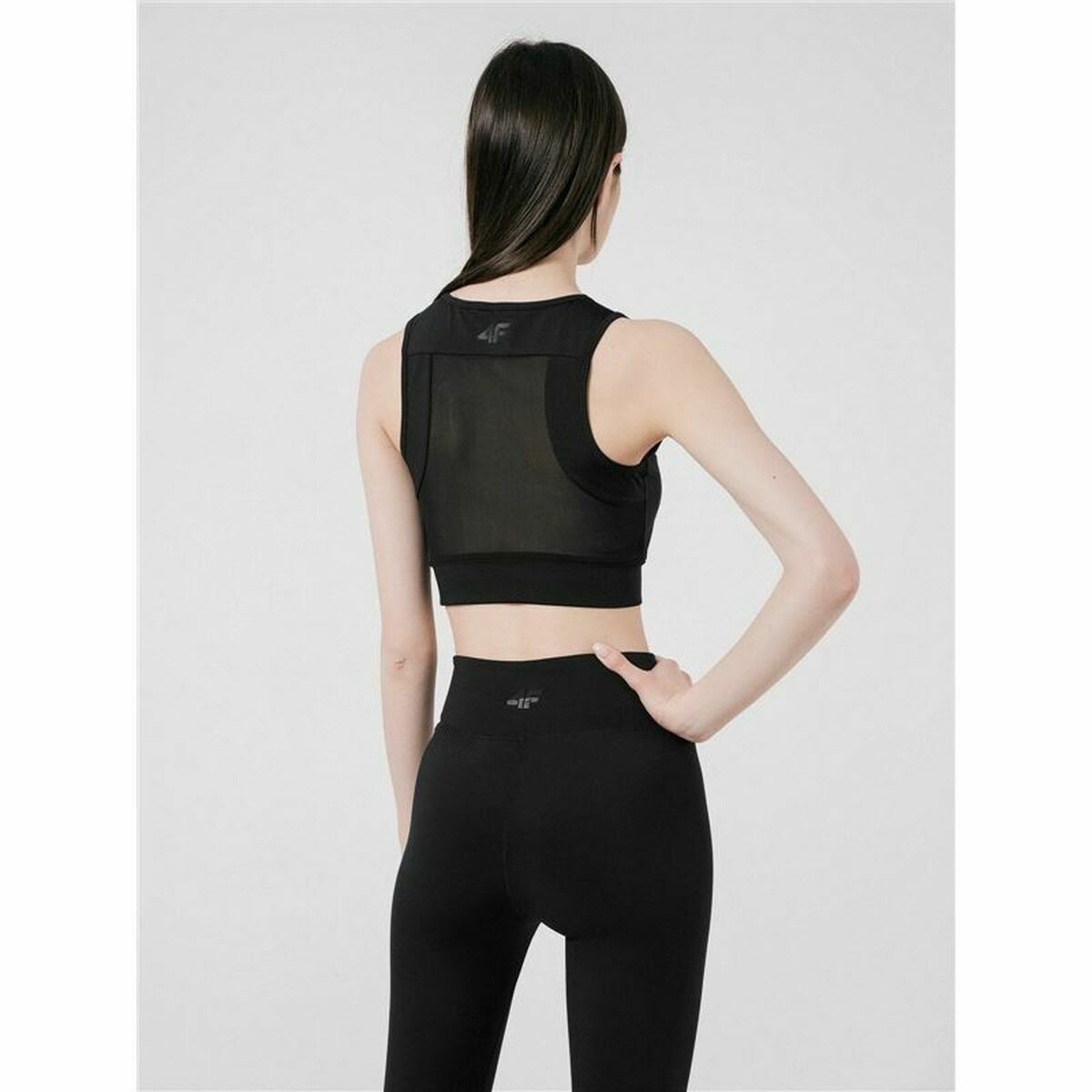 Женский спортивный топ 4F Functional TSDF015 Чёрный-4