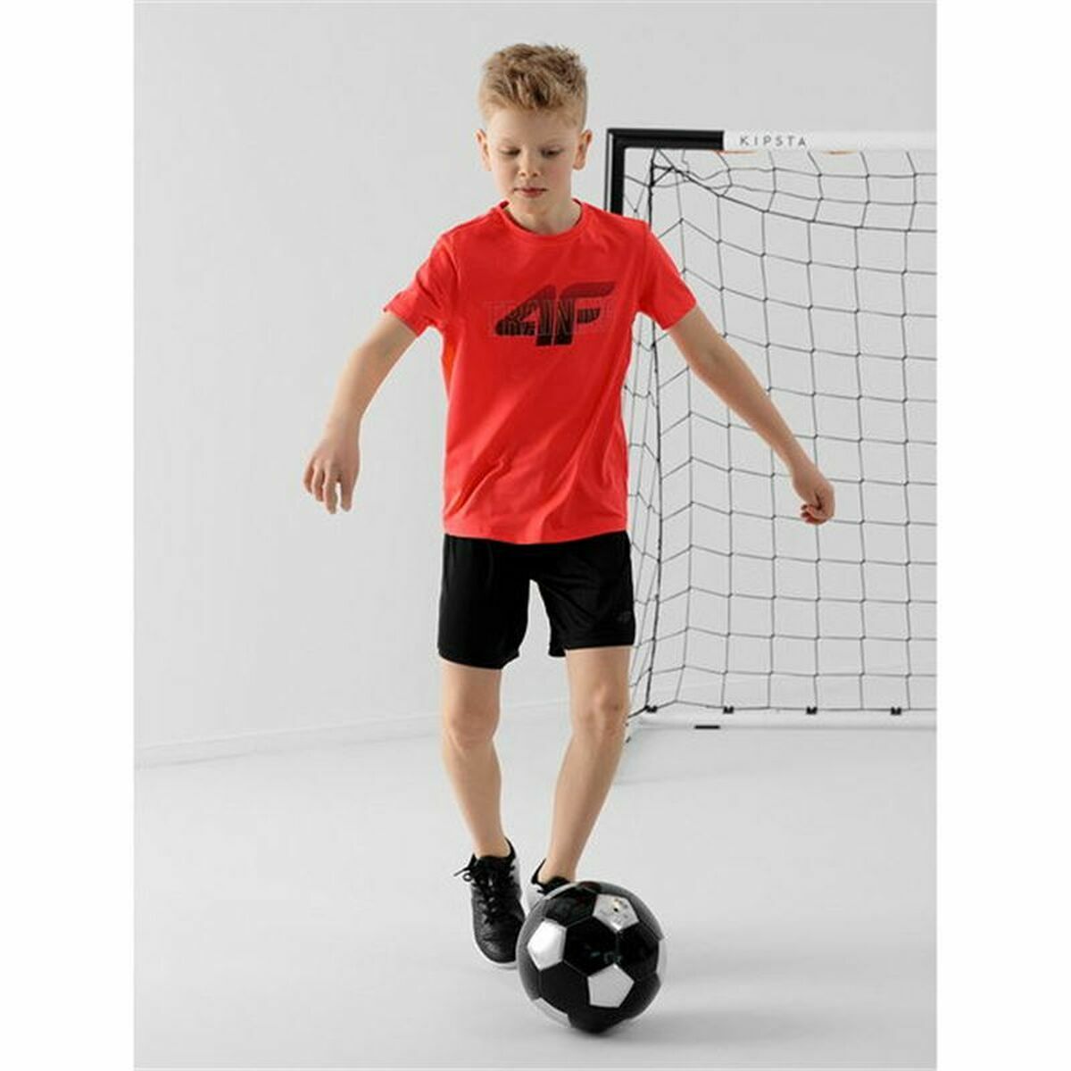 Boys Sports Shorts 4F HJL22-JSKMTR001 Сиёҳ-2