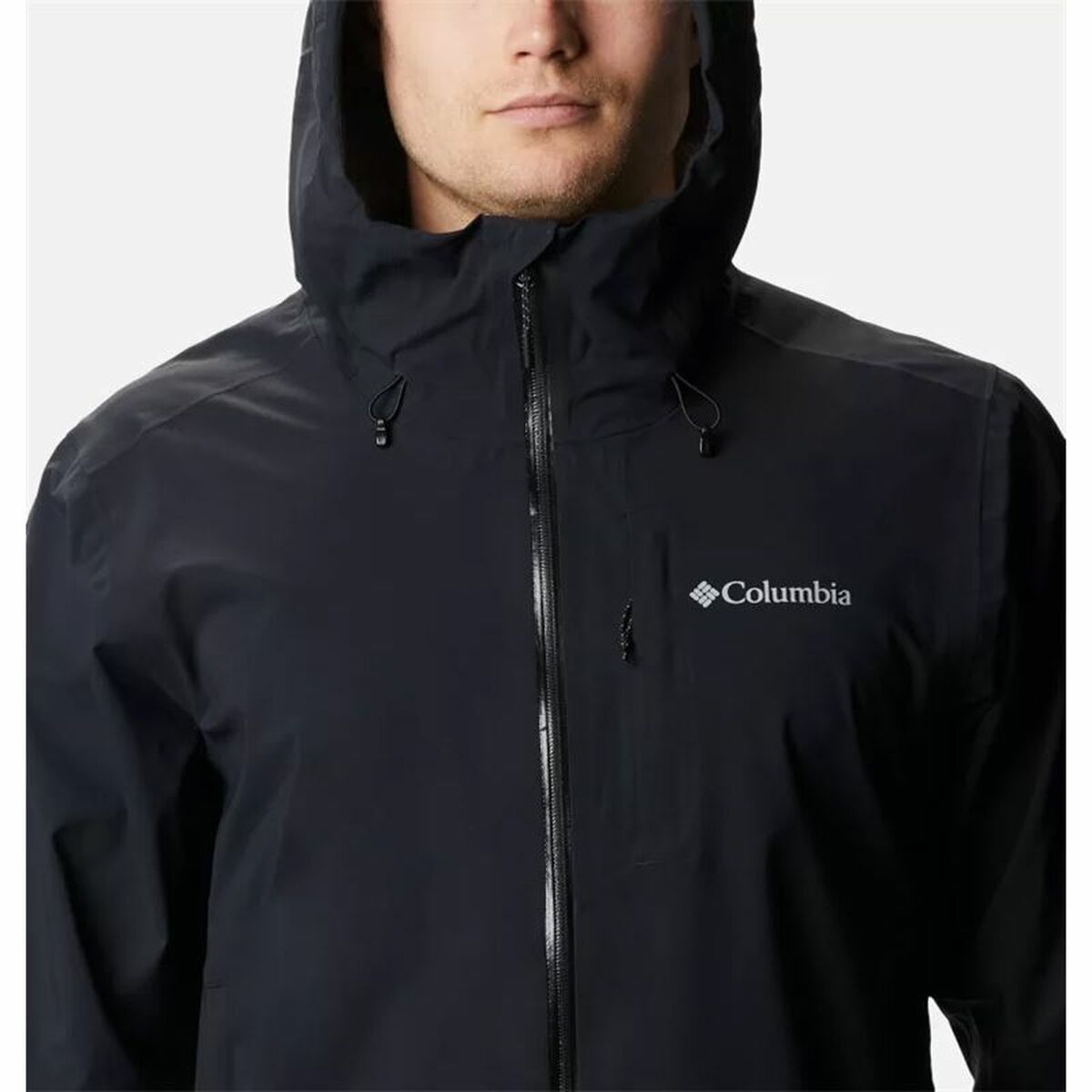 Мужская спортивная куртка Columbia Omni-Tech™ Чёрный-5