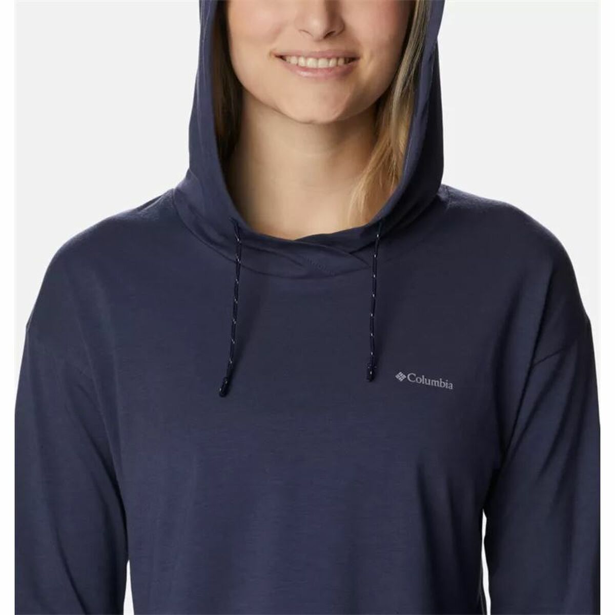 Femei Hoodie Columbia Sun Trek ™ albastru inchis-4