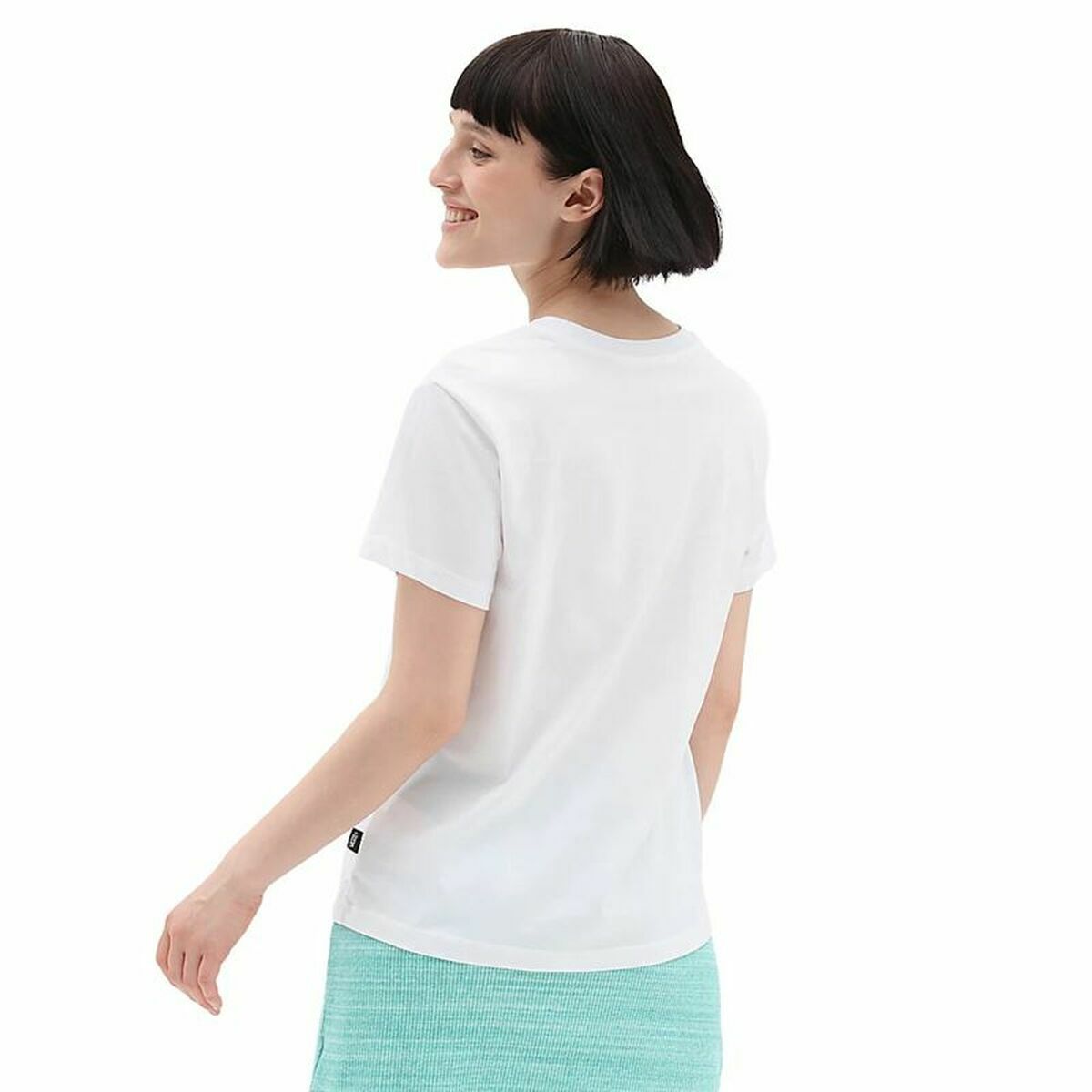 Women's Vans Drop V Ss Crew-B Short Sleeve T-Shirt-2