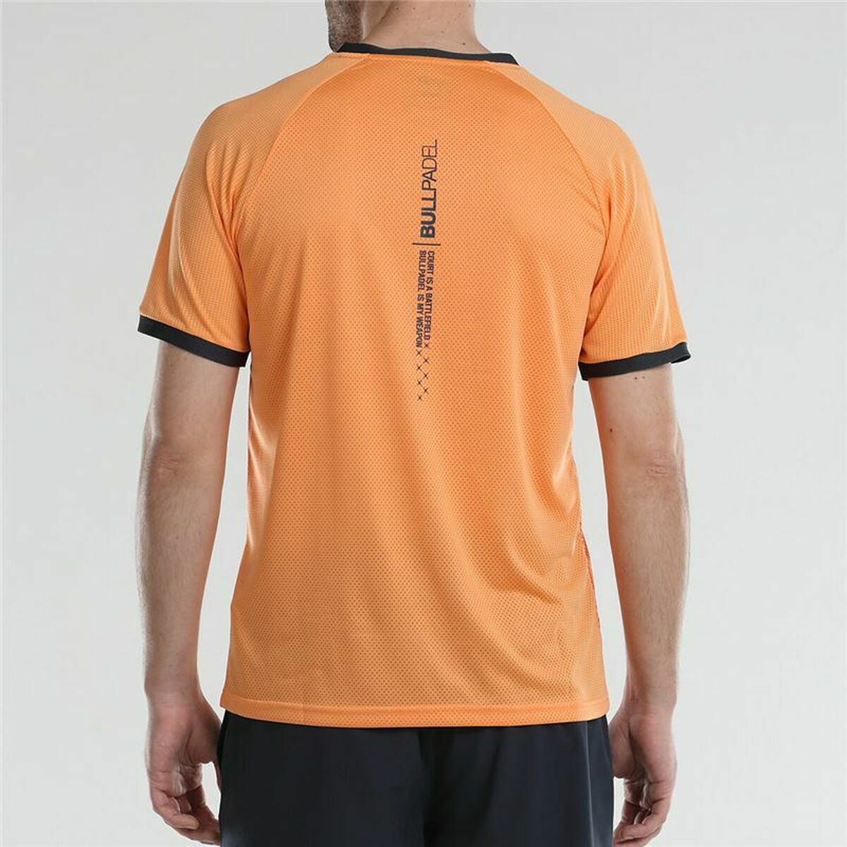Men 's Bullpadel Actua Short Sleeve T-Shirt πορτοκαλί-4