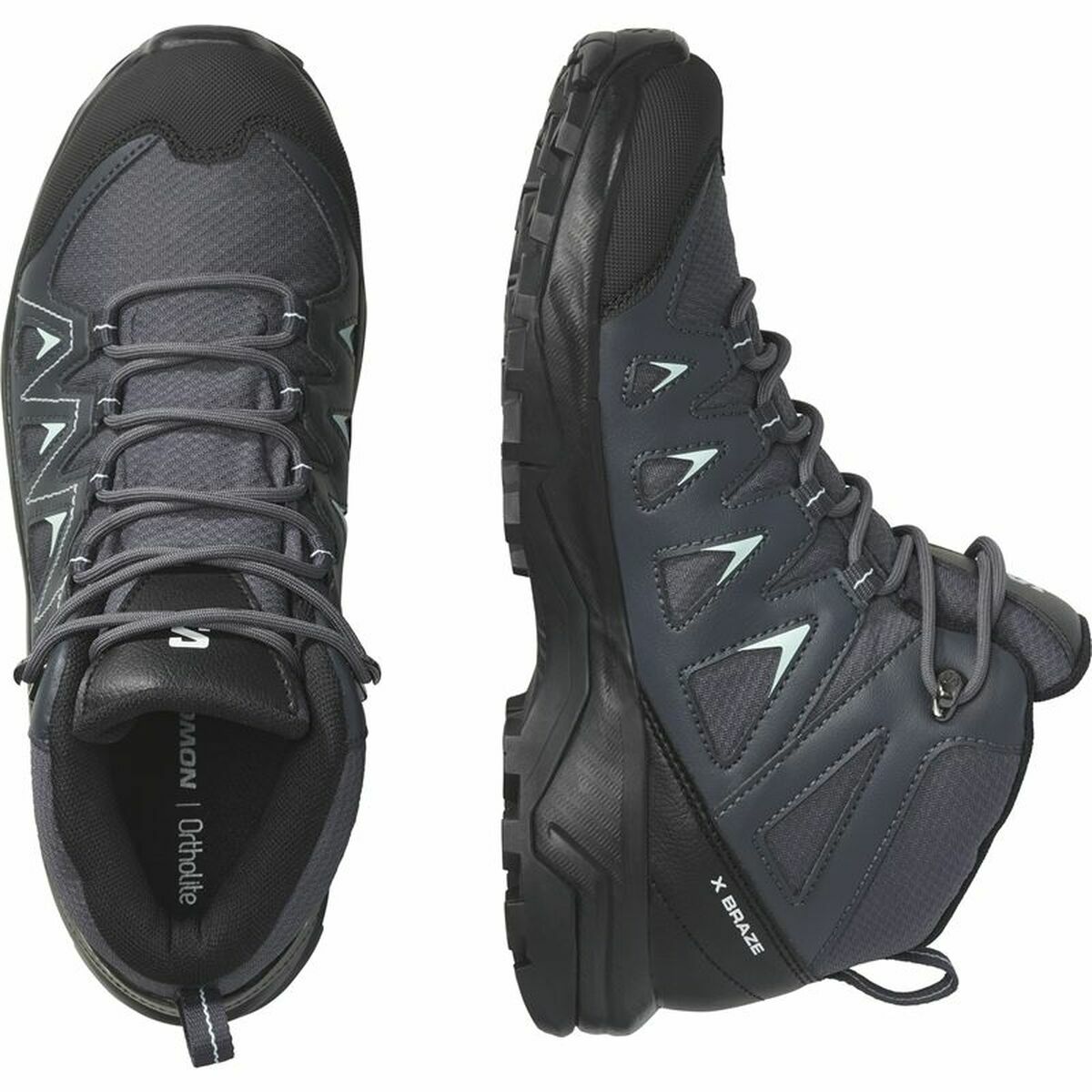Сапоги для гор Salomon X Braze Mid Gore-Tex Женщина Чёрный-3