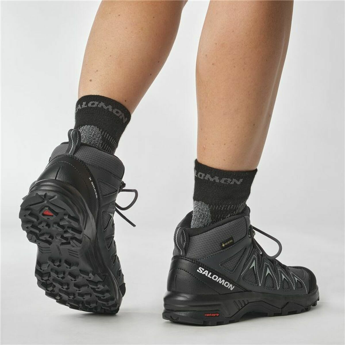 Сапоги для гор Salomon X Braze Mid Gore-Tex Женщина Чёрный-8