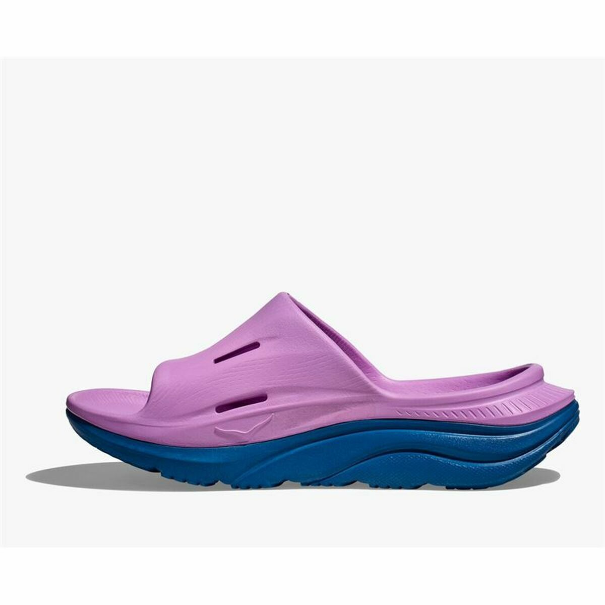 Flip flops for men HOKA Ora Recovery 3 Plum-3