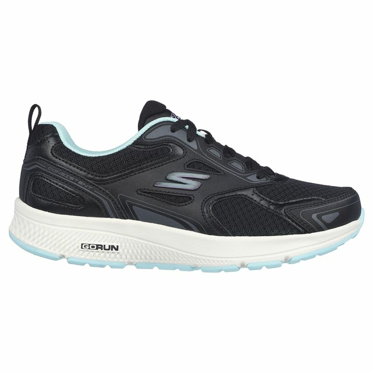 Skechers GO RUN一貫した黒人女性ランニングスニーカー