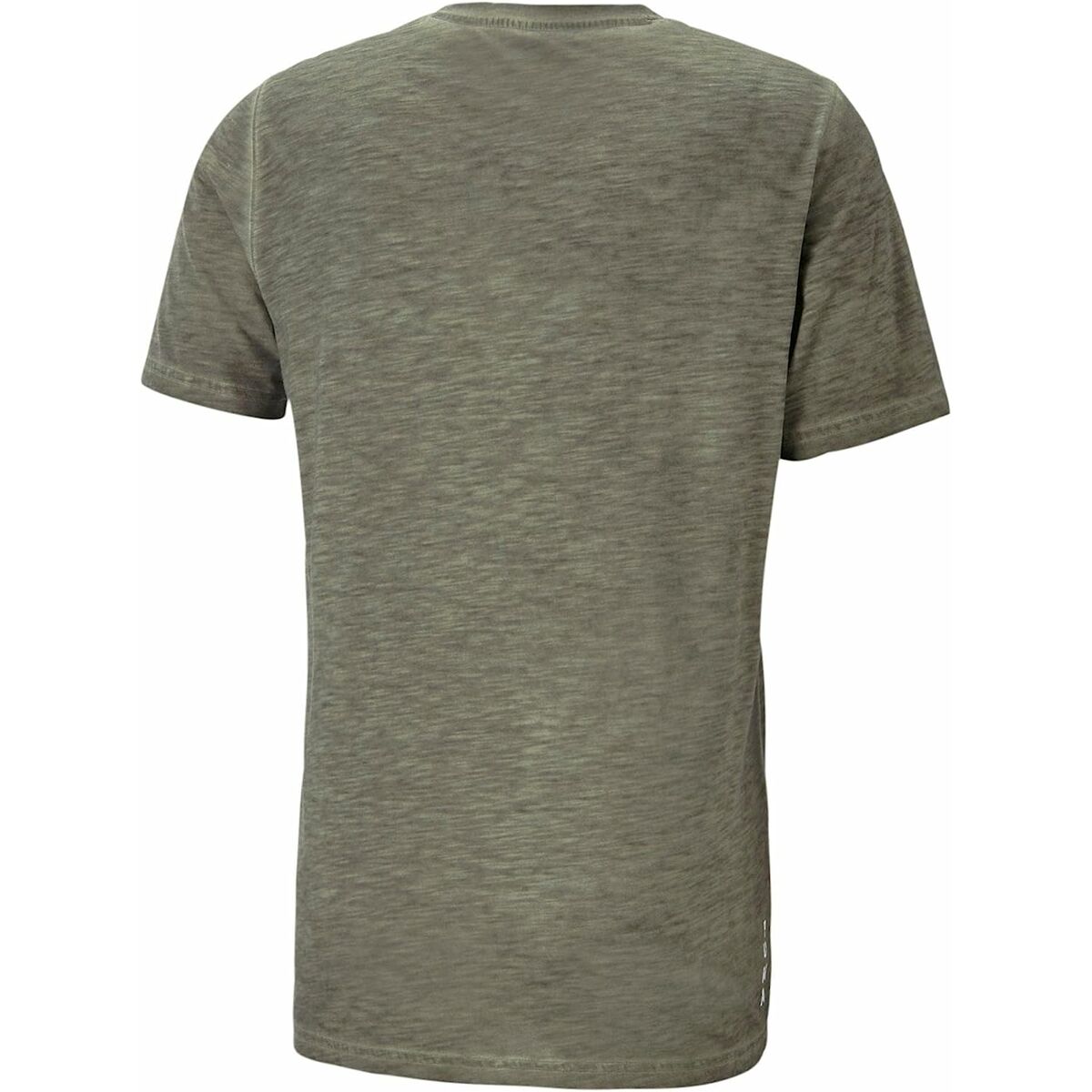 Men's Puma Studio Foundation Short Sleeve T-Shirt Green Olive Oil-8