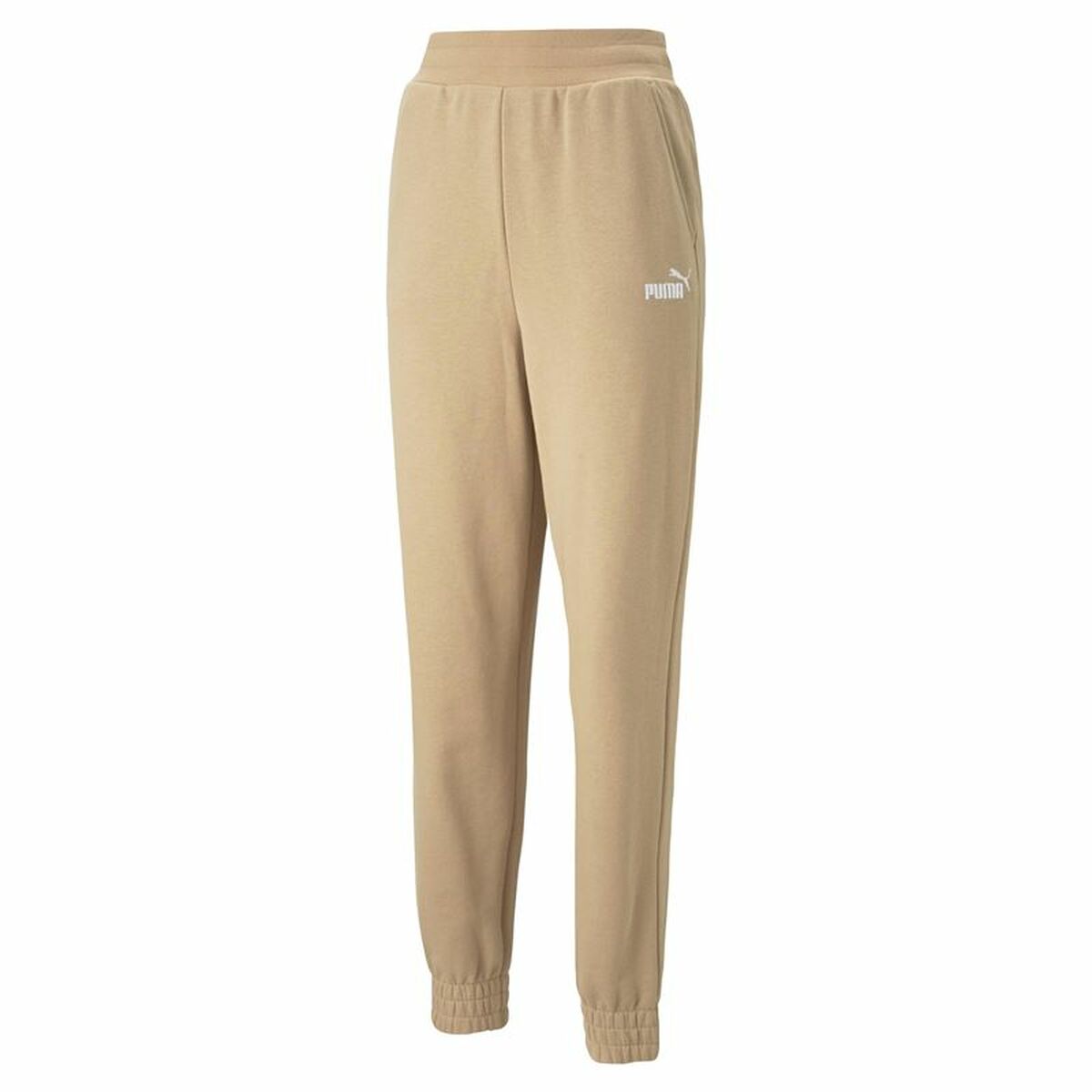 长运动裤Puma Embroidery High米色女人