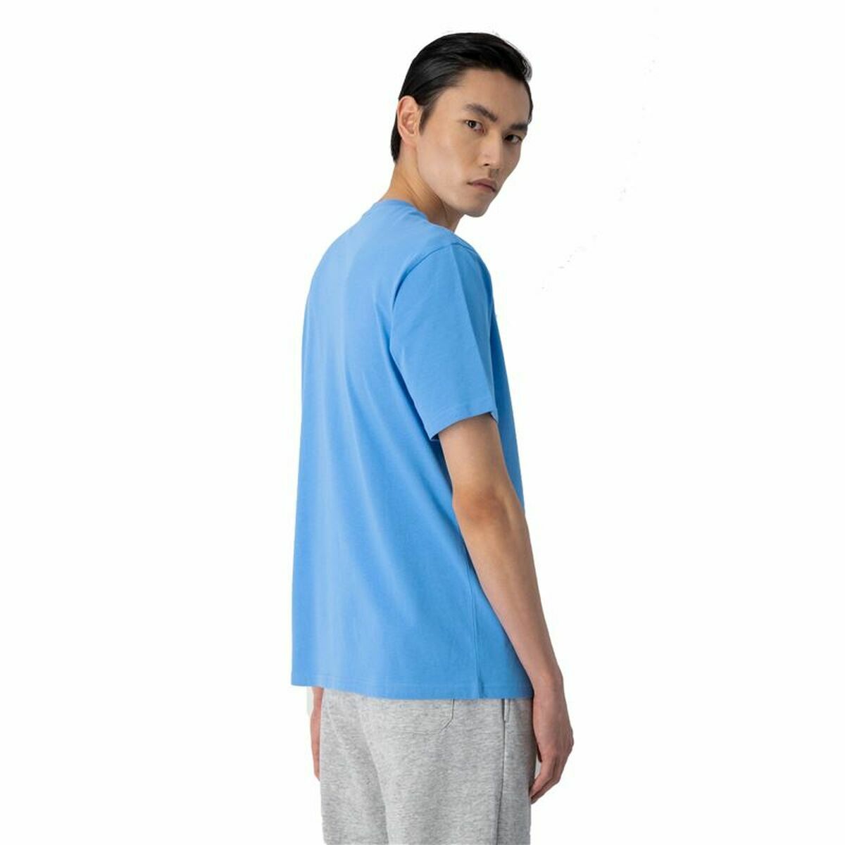 Men's Champion Crewneck Short Sleeve T-Shirt Blue-3