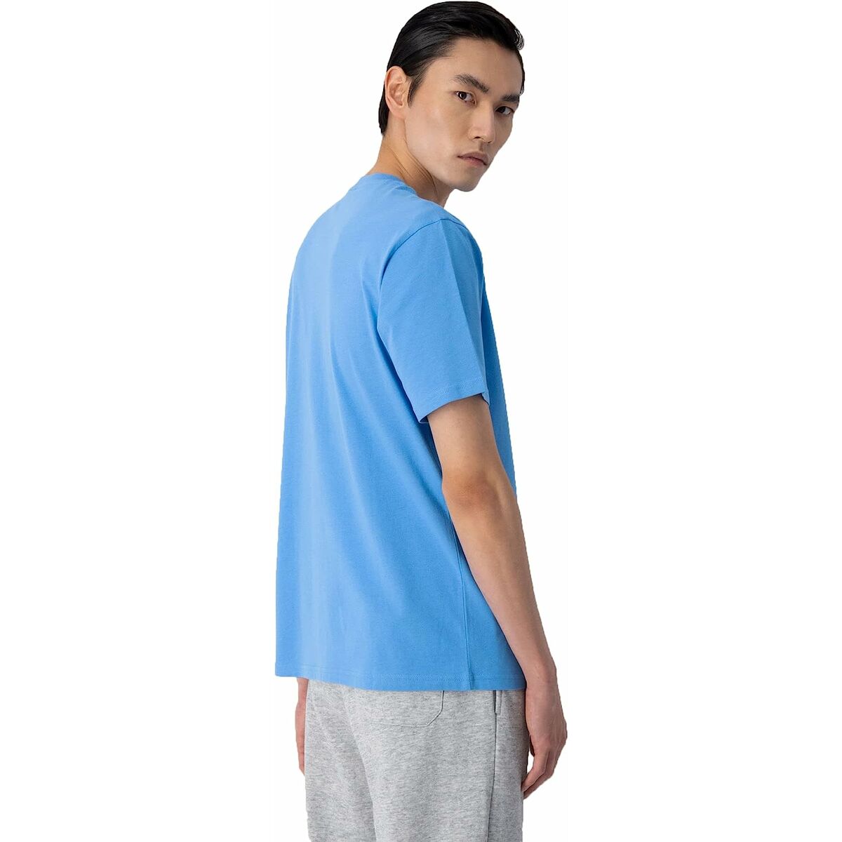 Men's Champion Crewneck Short Sleeve T-Shirt Blue-8