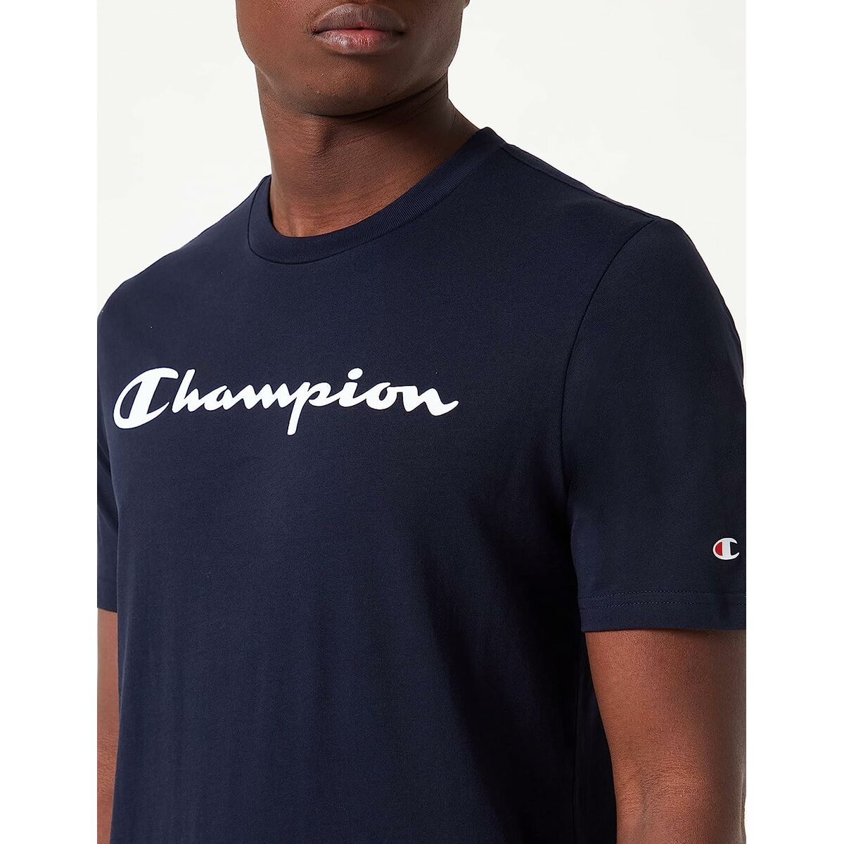 短袖球衣男子Champion Crewneck Blue-6
