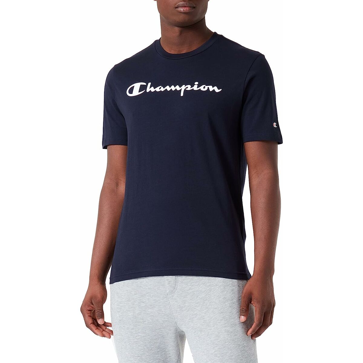 短袖球衣男子Champion Crewneck Blue-8