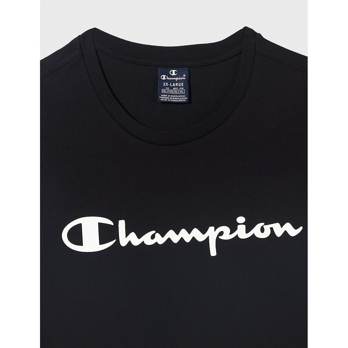 Мужская футболка без рукавов Champion Crewneck Чёрный-7