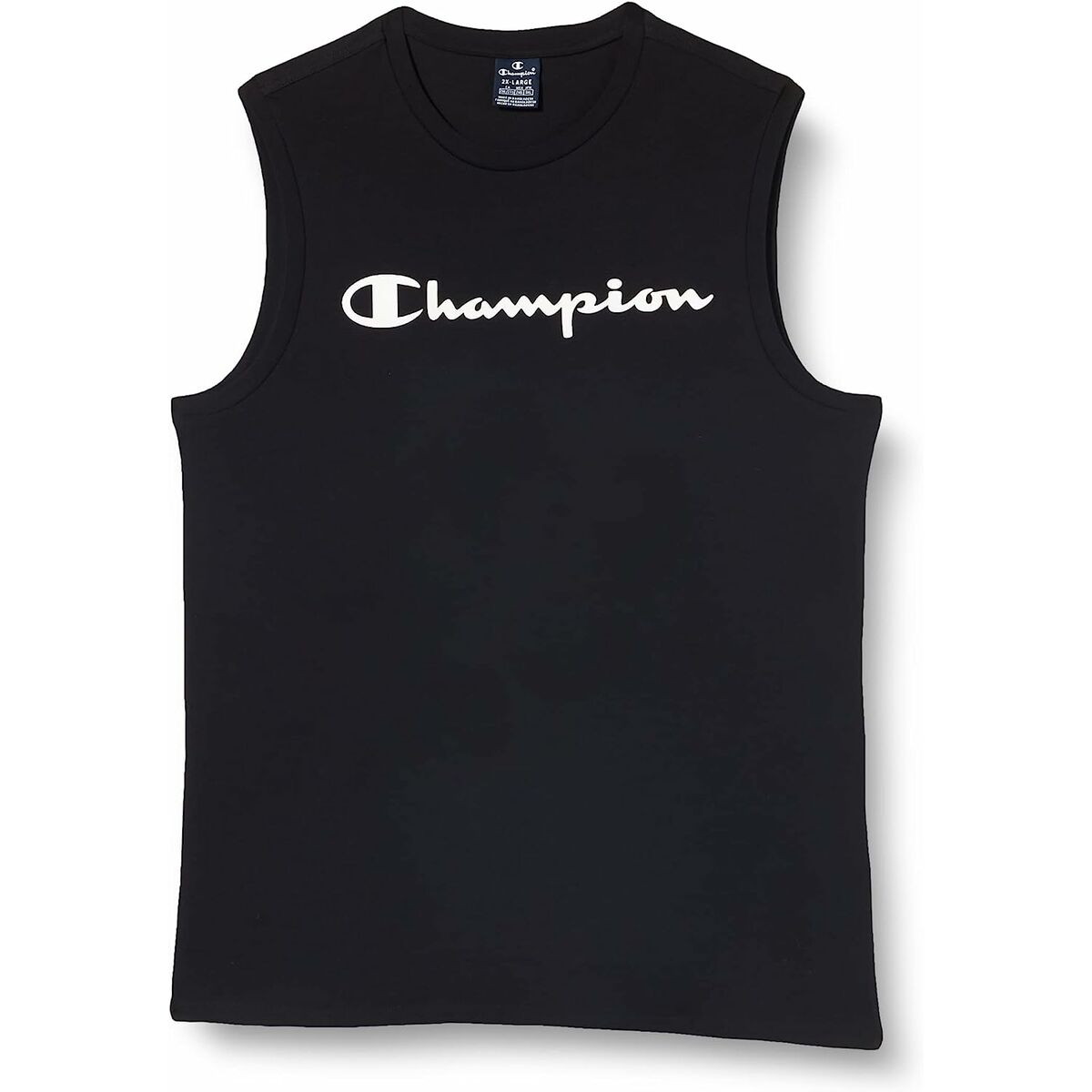 Мужская футболка без рукавов Champion Crewneck Чёрный-8