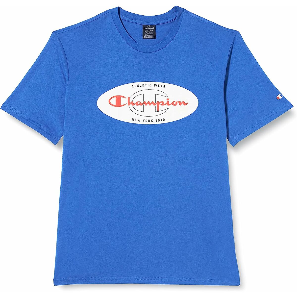 短袖球衣男子Champion Crewneck Blue-5