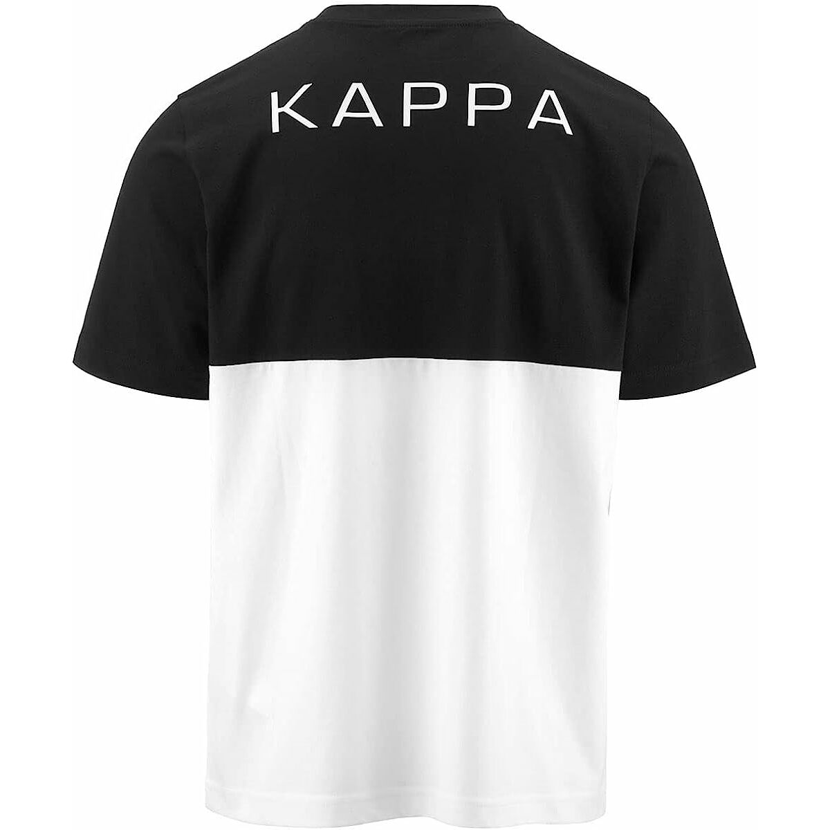 Ерлер қысқа жеңді футболка Kappa Edwin CKD Ақ қара-4