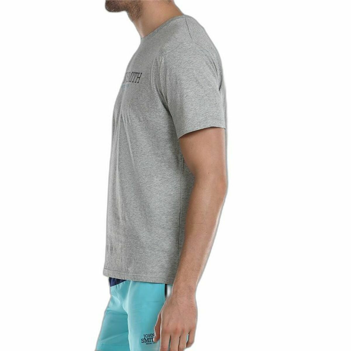 Erkaklar uchun John Smith Efebo Grey qisqa yengli futbolka-3