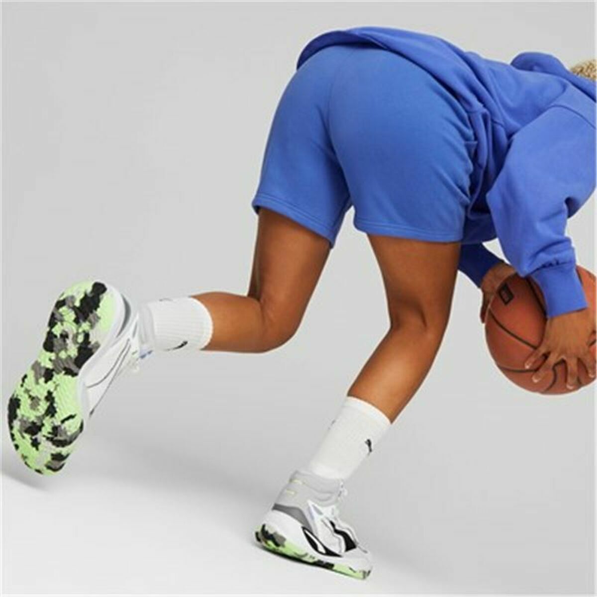 成人篮球运动鞋Puma Playmaker Pro Mid White-7