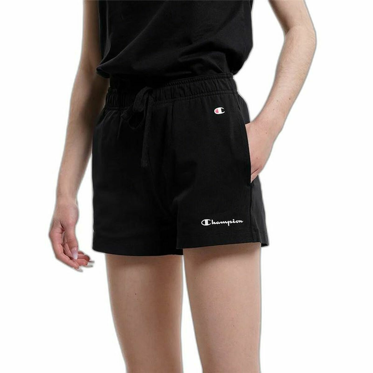 Champion Shorts Sport Women Shorts Black-2