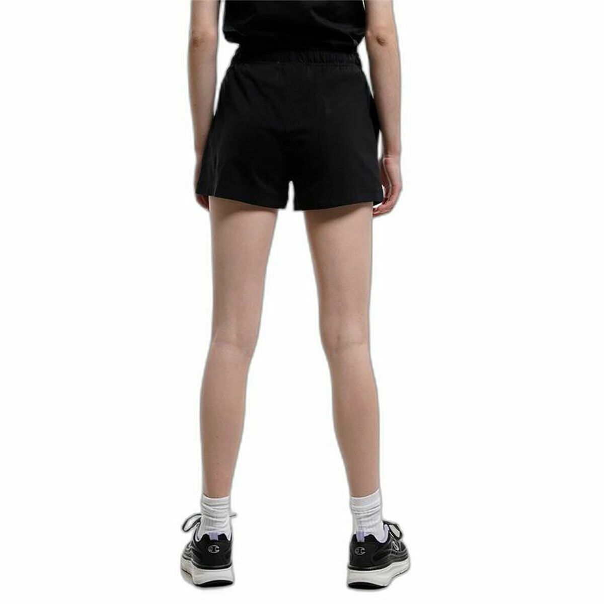 Champion Shorts Sport Women Shorts Black-4