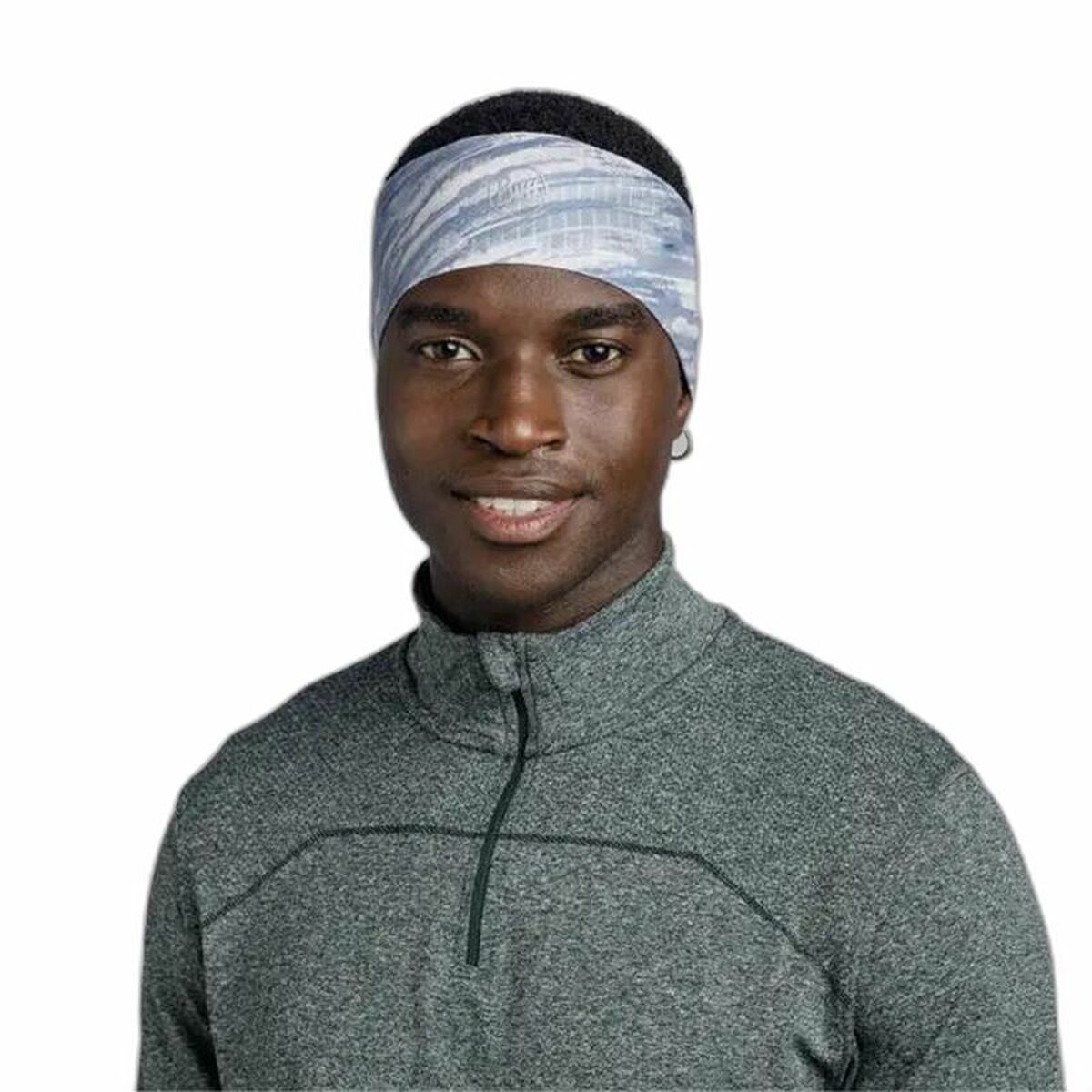Buff Frane Steel Grey Sports Headband-2
