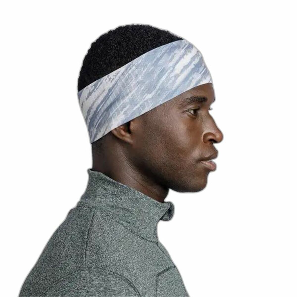 Buff Frane Steel Grey Sports Headband-3