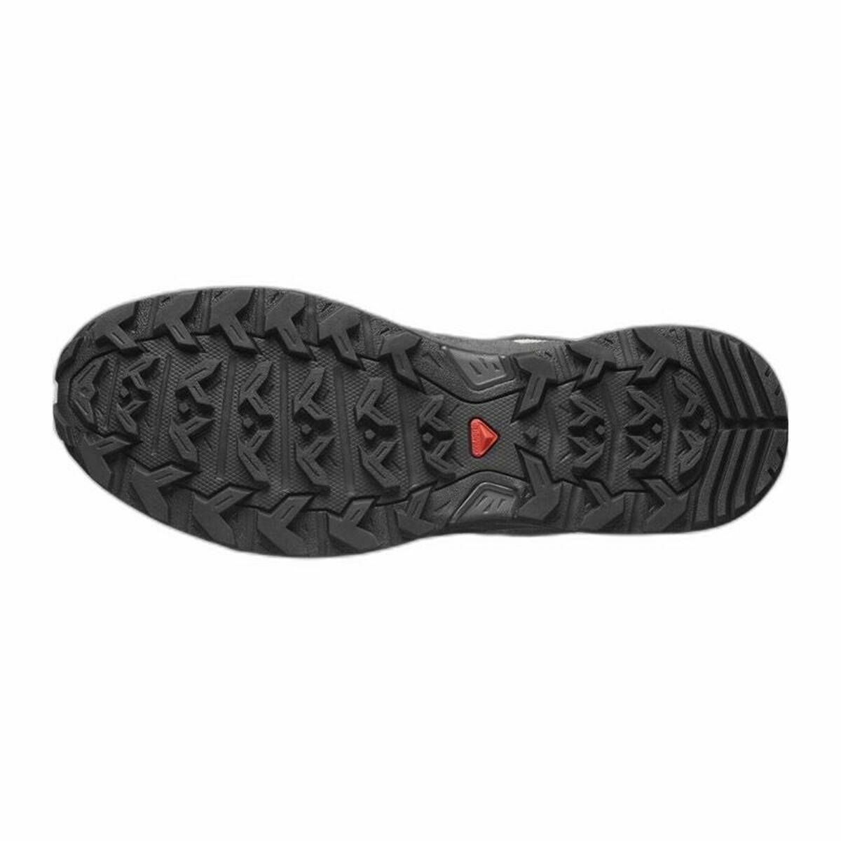 Ересектерге арналған кроссовкалар Salomon X Ward Сарғыш қара-сұр GORE-TEX Тау былғары-3
