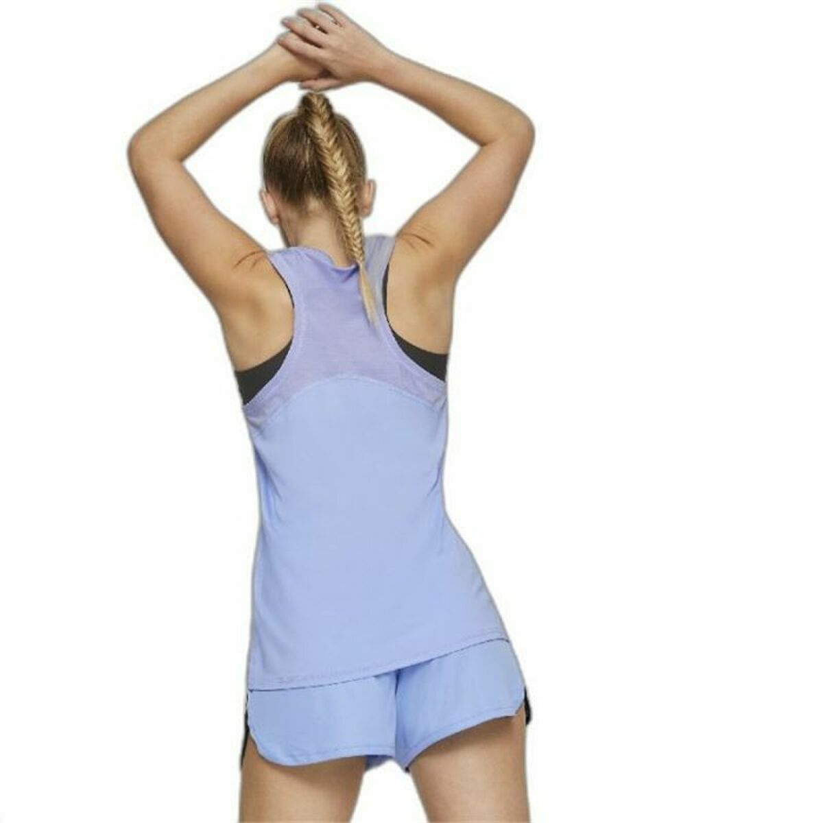 Lavender Women's Puma train Favorite Tank Sleeveless T-Shirt-2